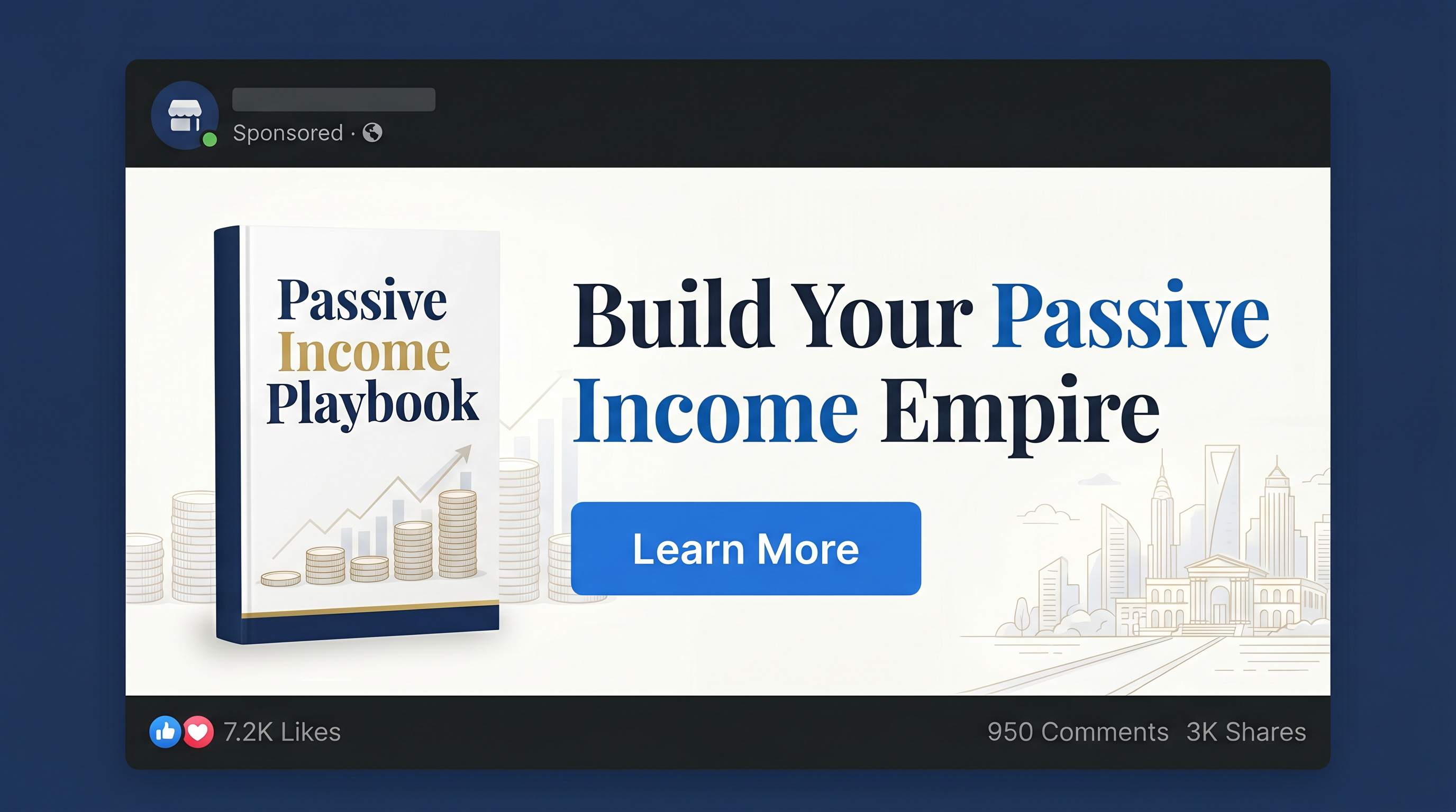 Facebook ad mockup