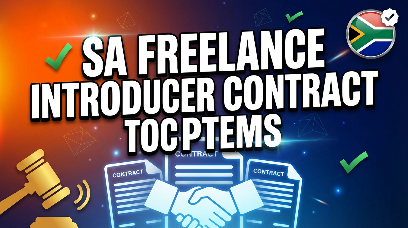 SA Freelance Introducer Contract Templates