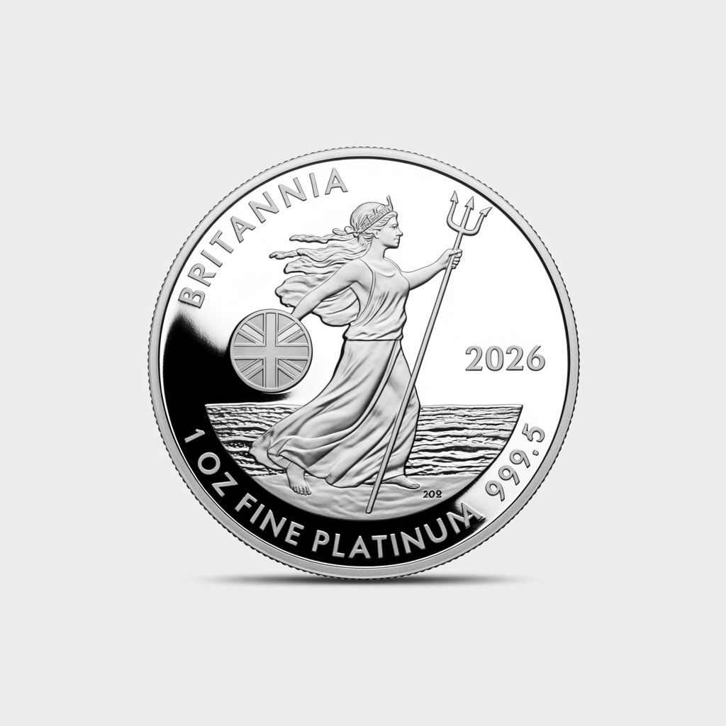 Royal Mint 2026 1oz Platinum Britannia Coin