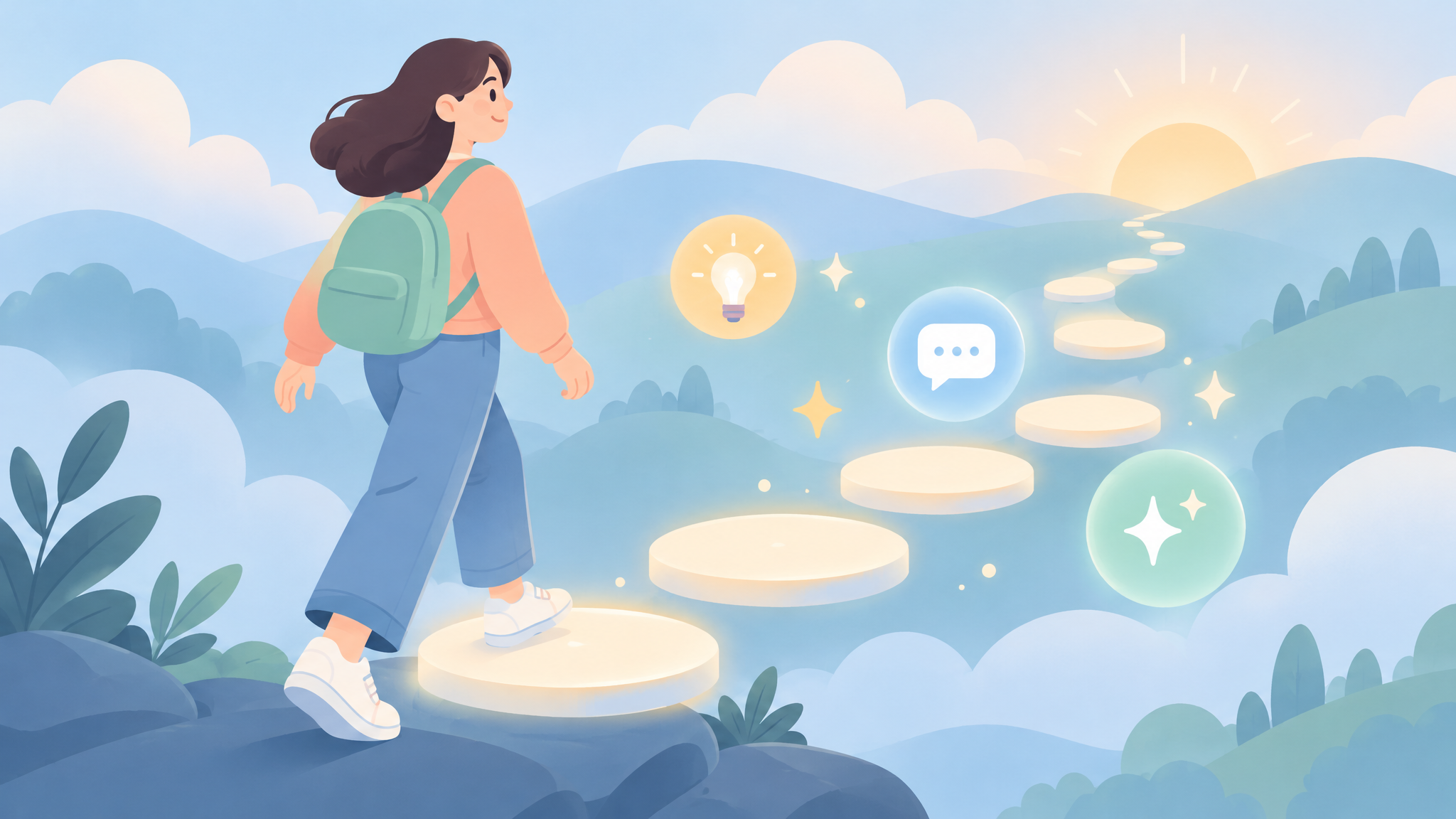 A first step onto a gentle learning path