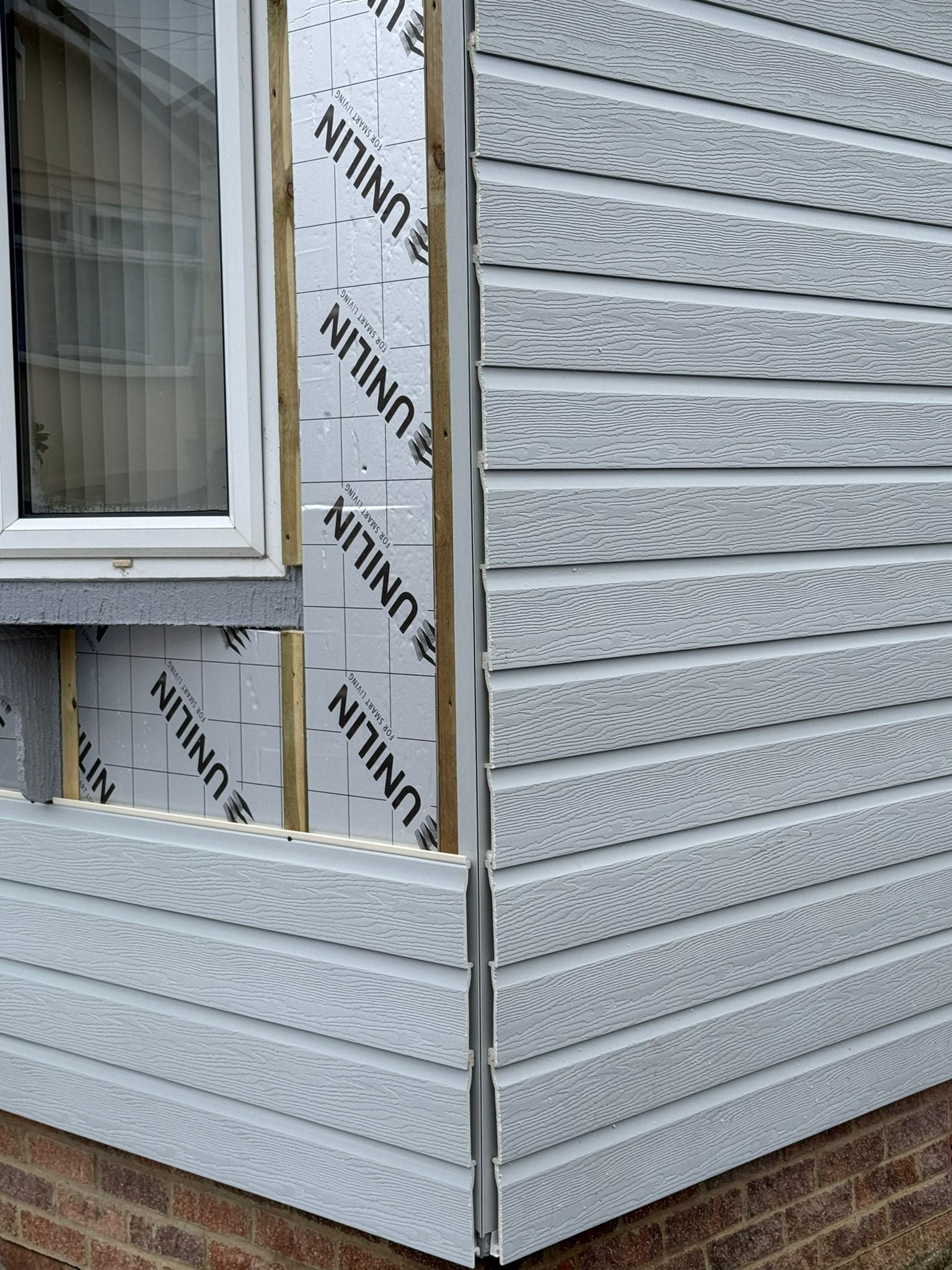 Exterior park home repair and refurbishment work