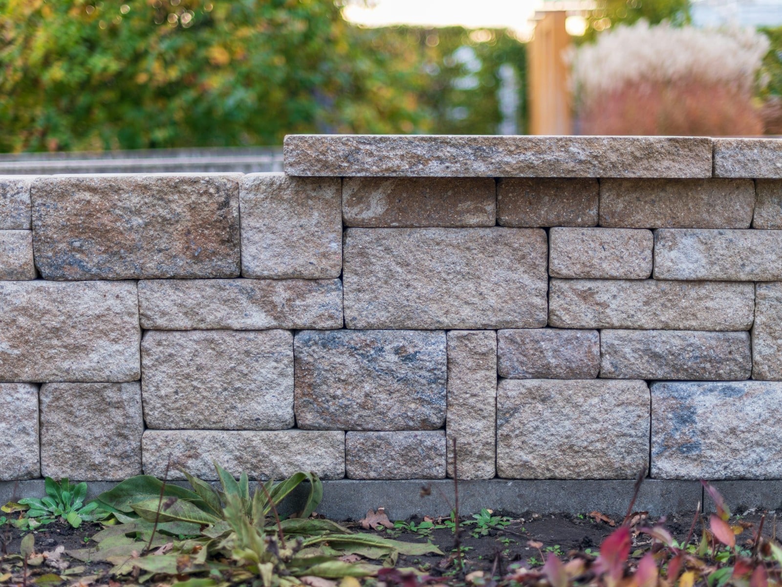 Stone Retaining Wall
