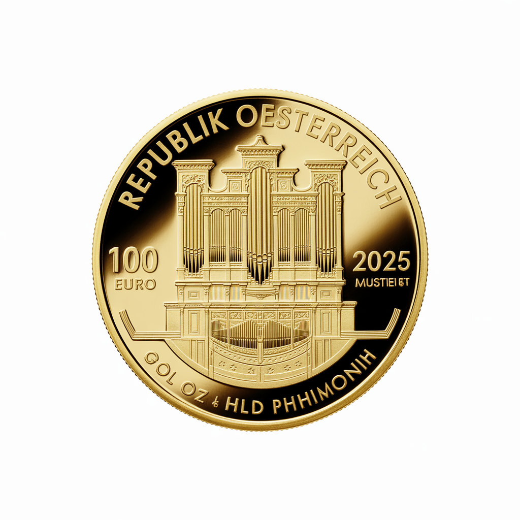 Austrian Mint 1 oz Philharmonic 2025 Gold Coin
