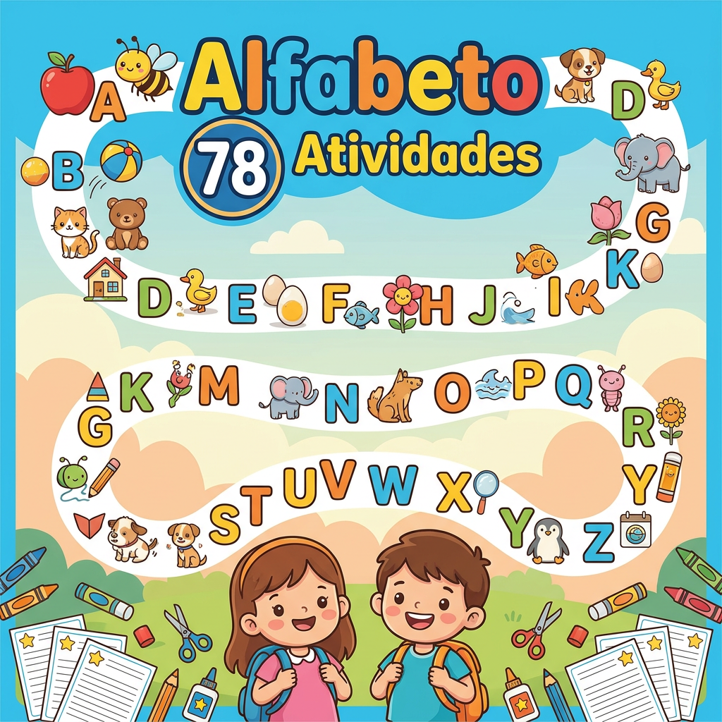 Pacote 78 Atividades com o Alfabeto