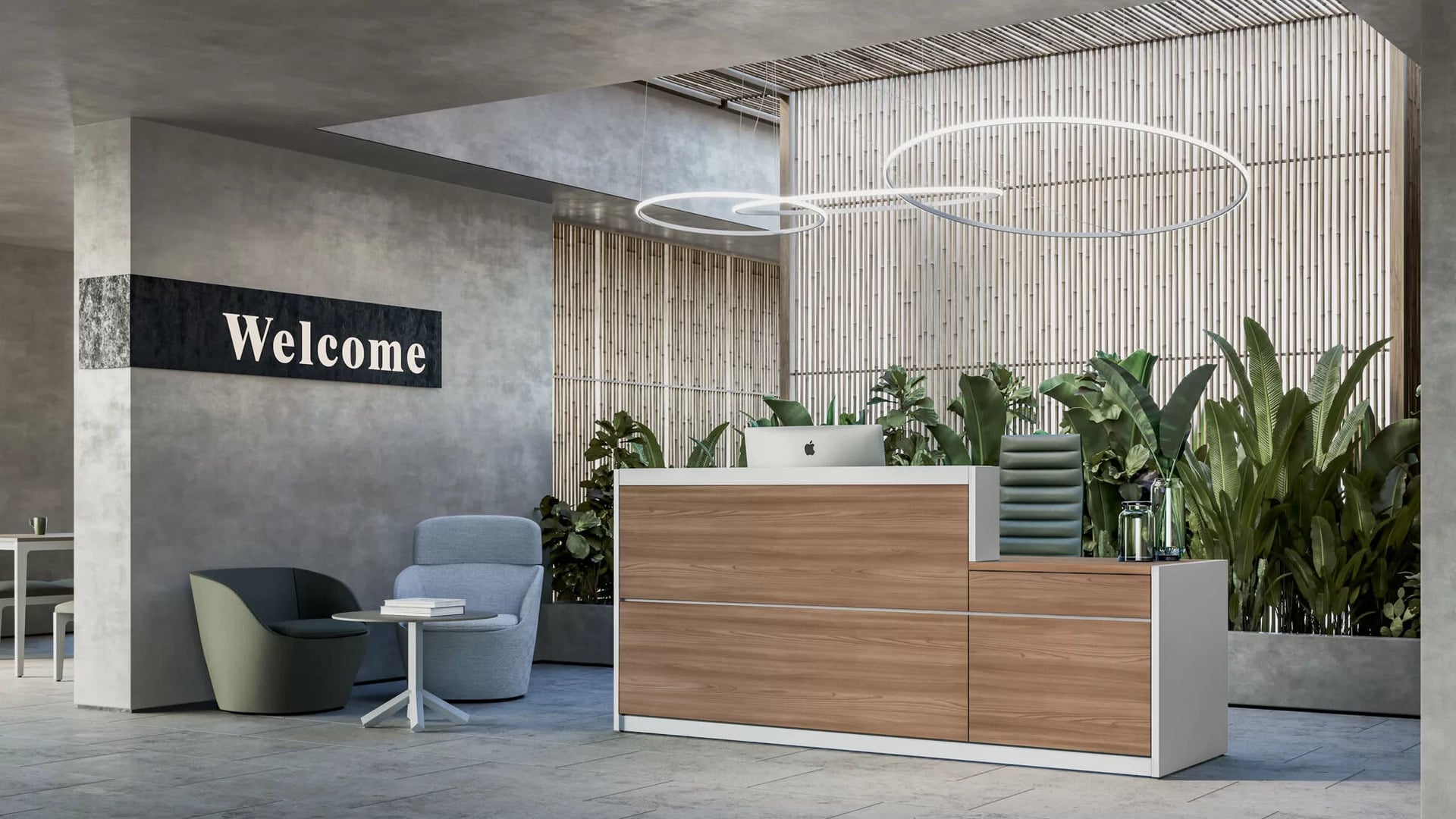 Modern concierge medical service reception