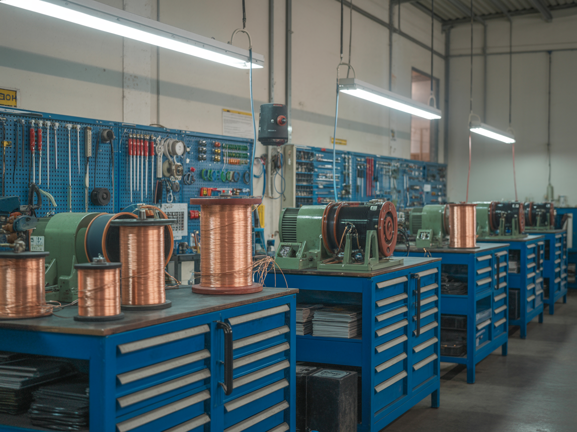 Elektrik Motor Bobinaj Atölyesi