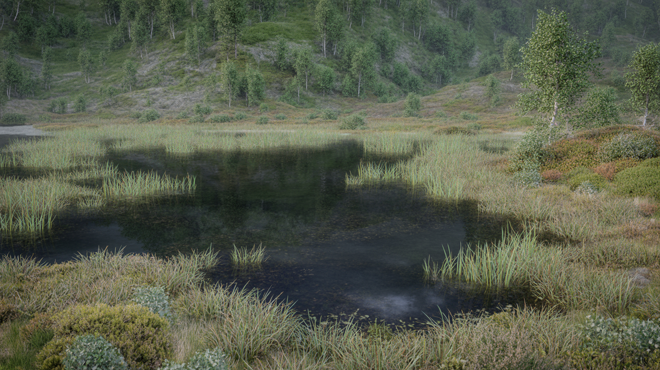 Faulensee in Bad Faulenbach bei Füssen - Idyllischer Moorsee mit Wanderwegen und Kneipp-Anlagen im Allgäu