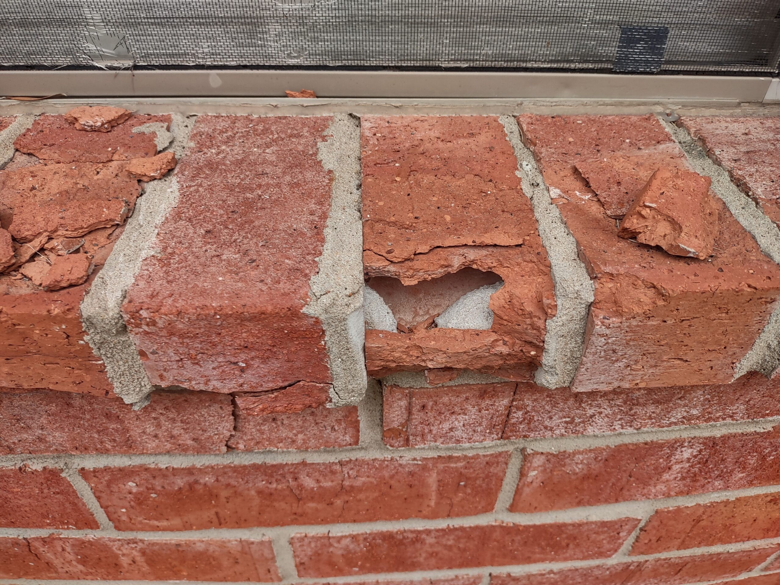 Brickwork repointing on Edwardian property