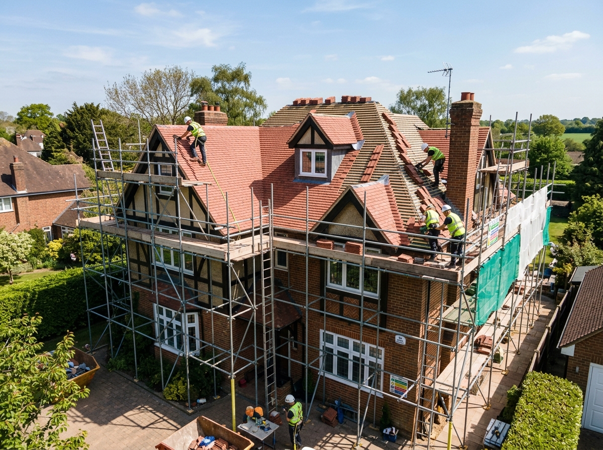 Full Roof Re-tiling Project