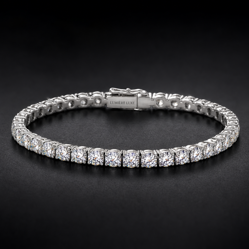 Moissanite Tennis Bracelet view 2