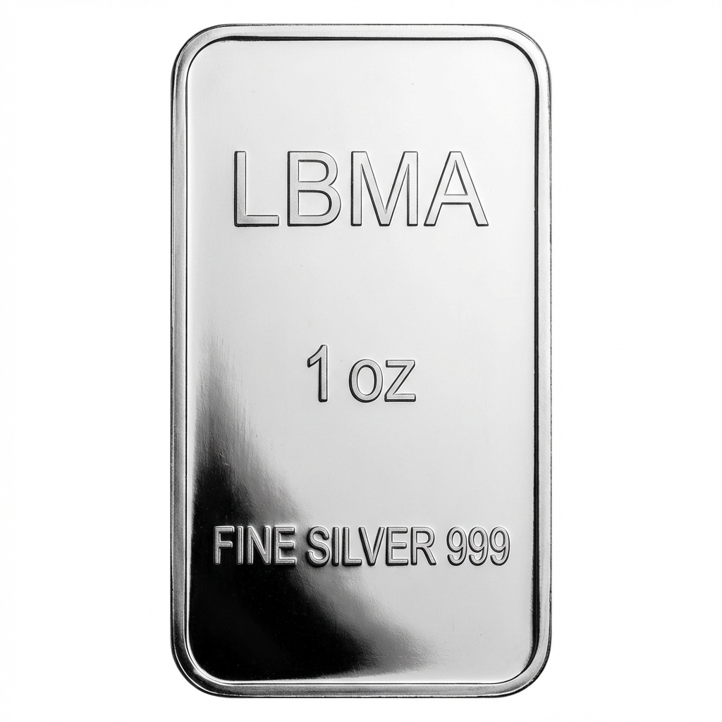LBMA Good Delivery 1 Ounce Silver Bar