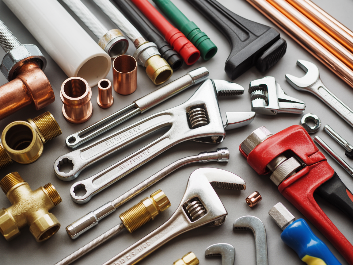 Professional plumbing tools and equipment