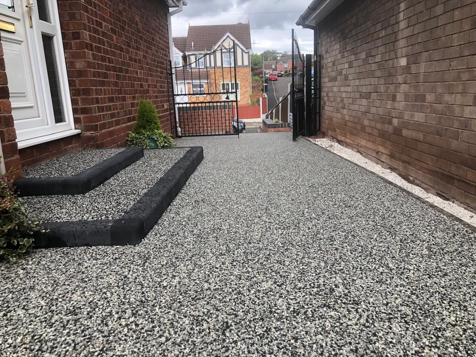 Resin bound driveway