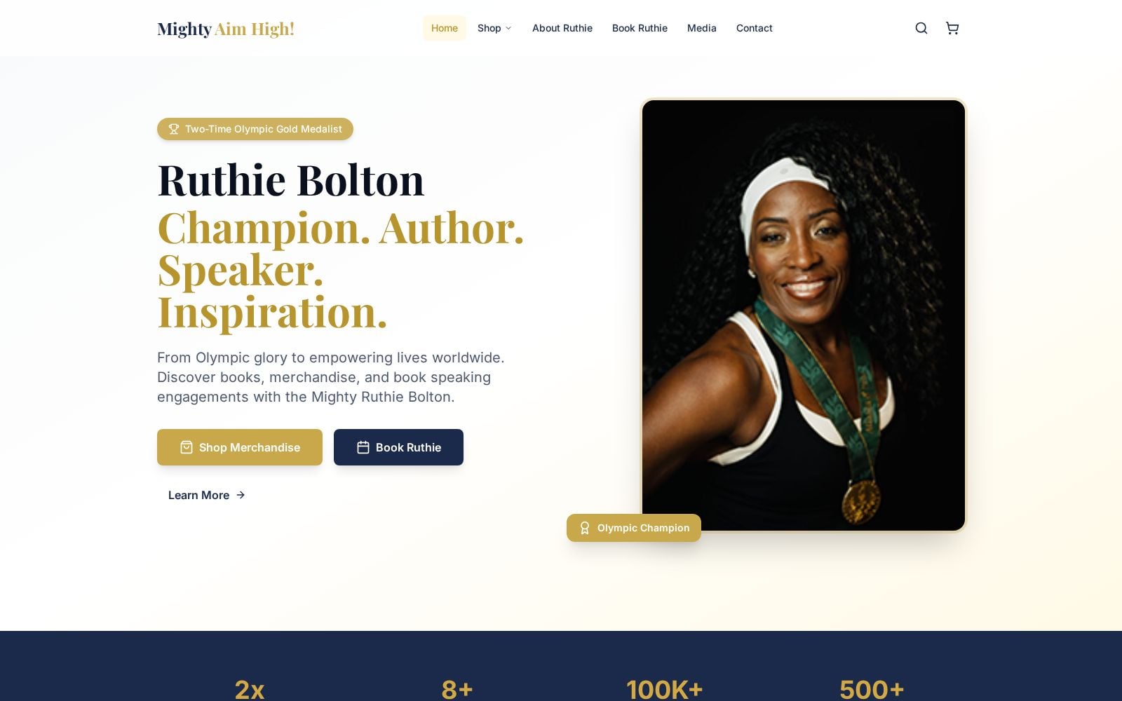 Ruthie Bolton website preview