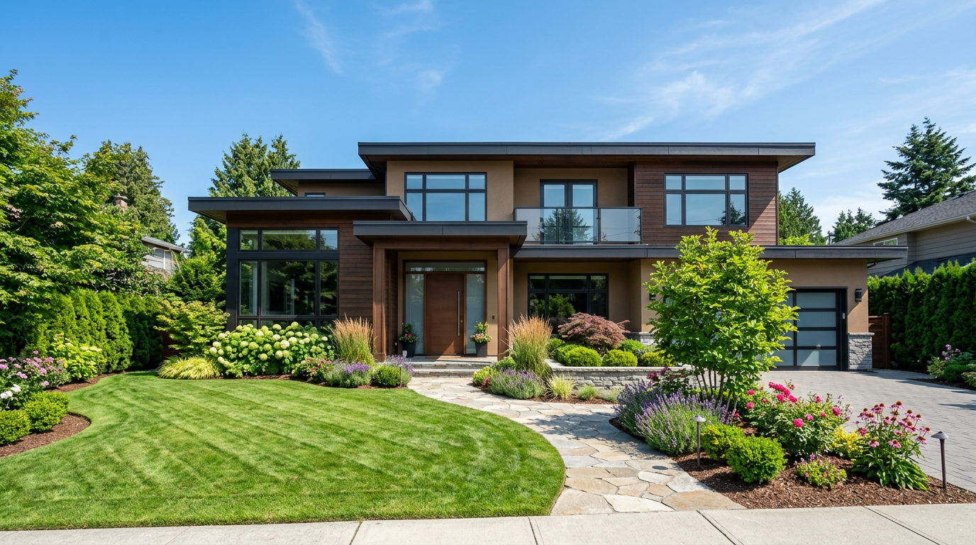 Beautiful home exterior