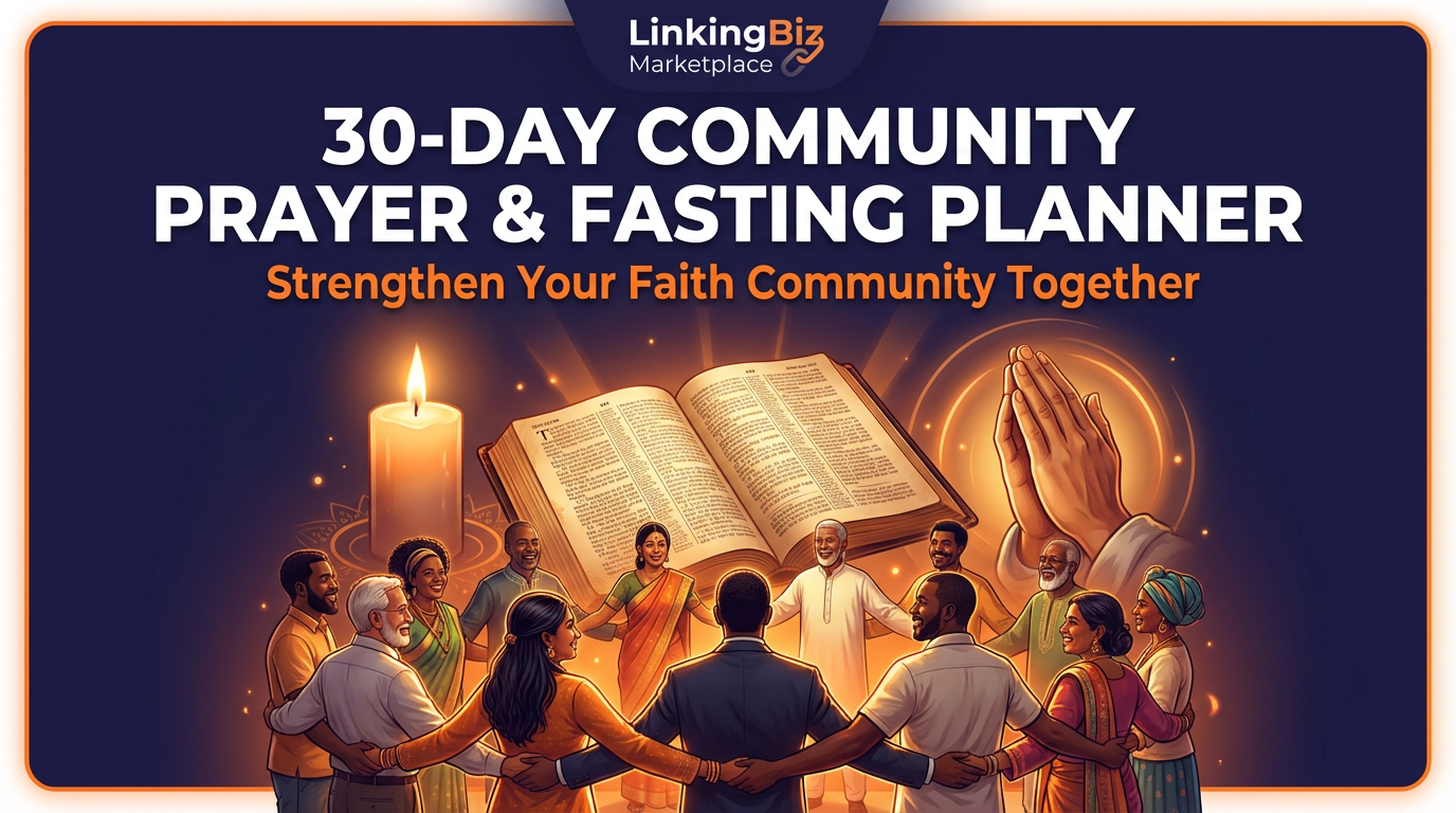 30-Day Community Prayer & Fasting Planner