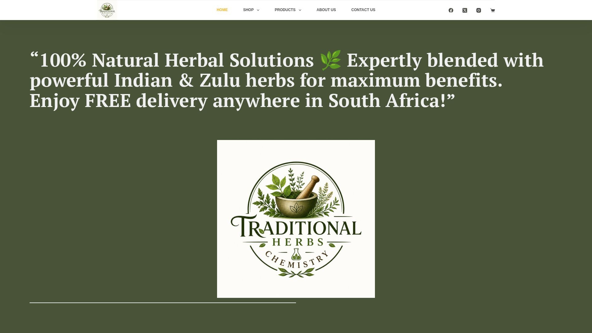 Traditional Herbs Chemistry website