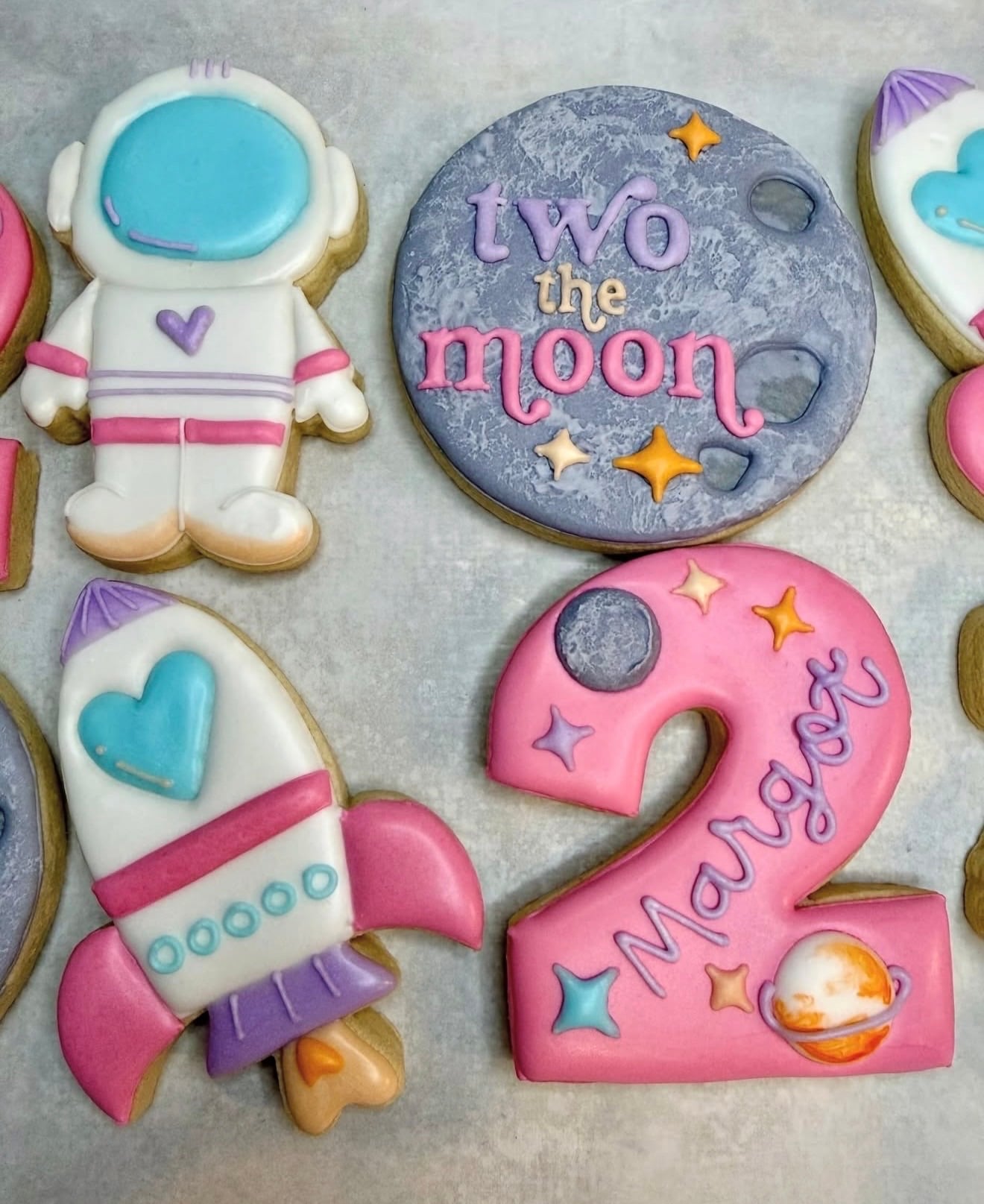 Artisan decorated cookies