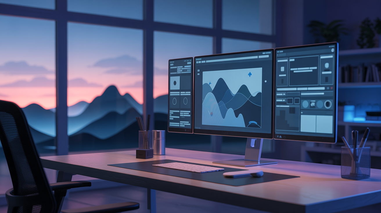 Agence web Grafostyle - Espace de travail professionnel pour création de sites internet dans les Laurentides, services de design graphique et stratégie numérique pour PME