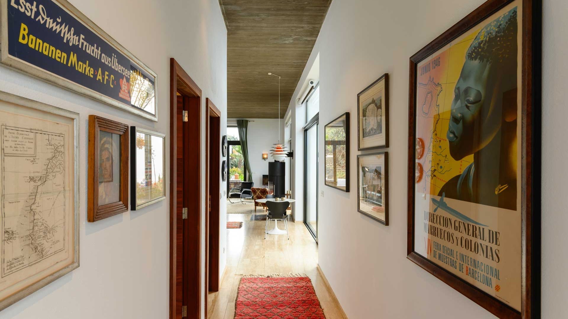 Panoramic view from the villa promontory