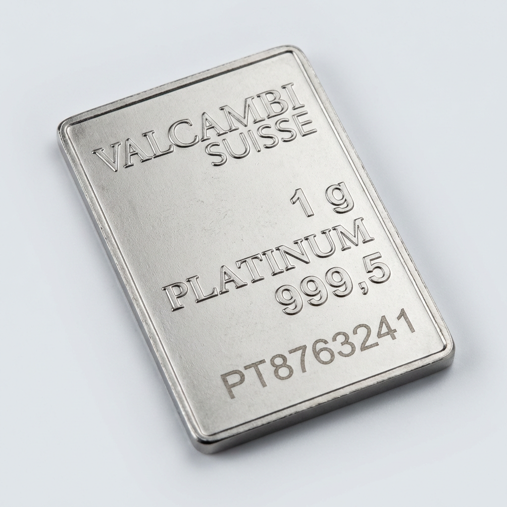 Valcambi 1g Platinum Bar