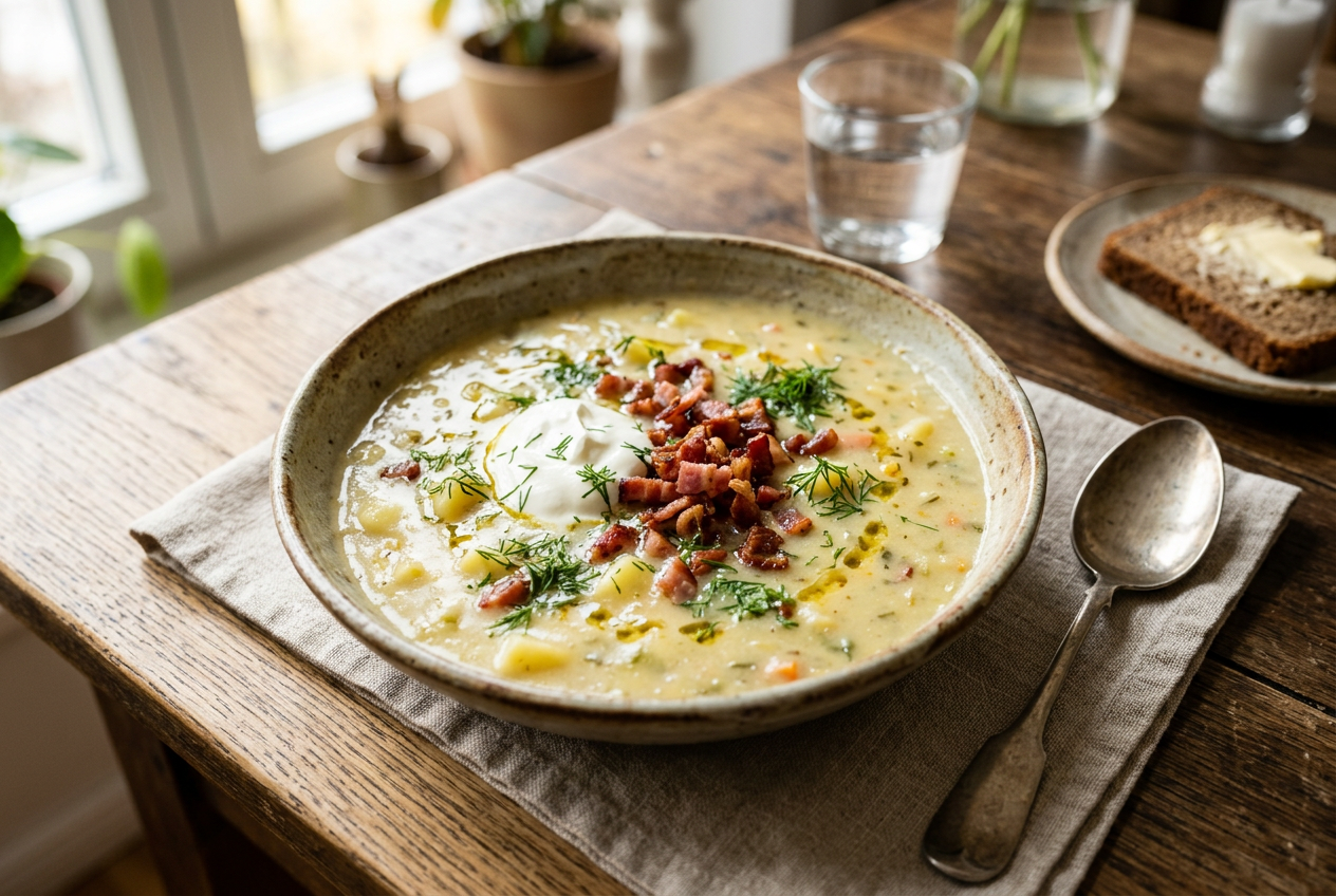 German Kartoffelsuppe