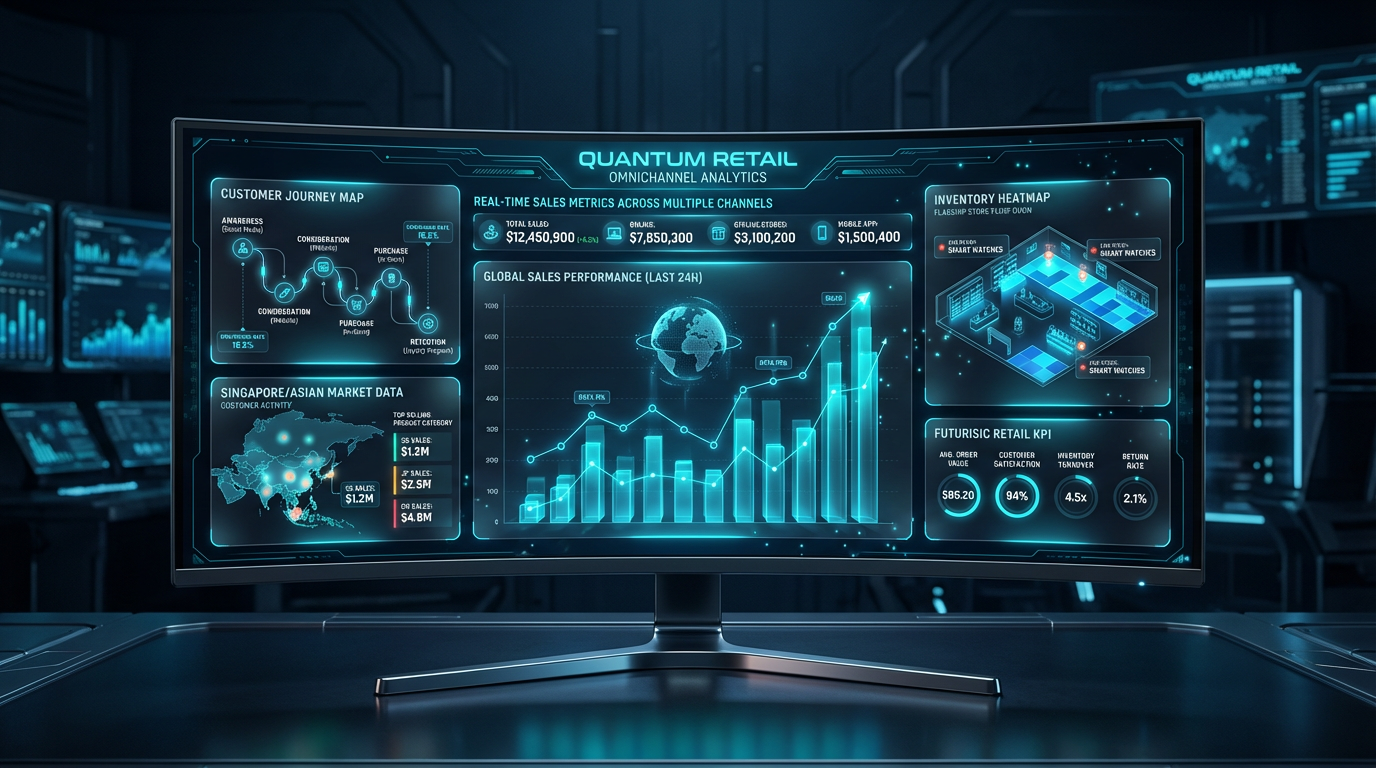 Quantum Retail - Branding project for client in Singapore