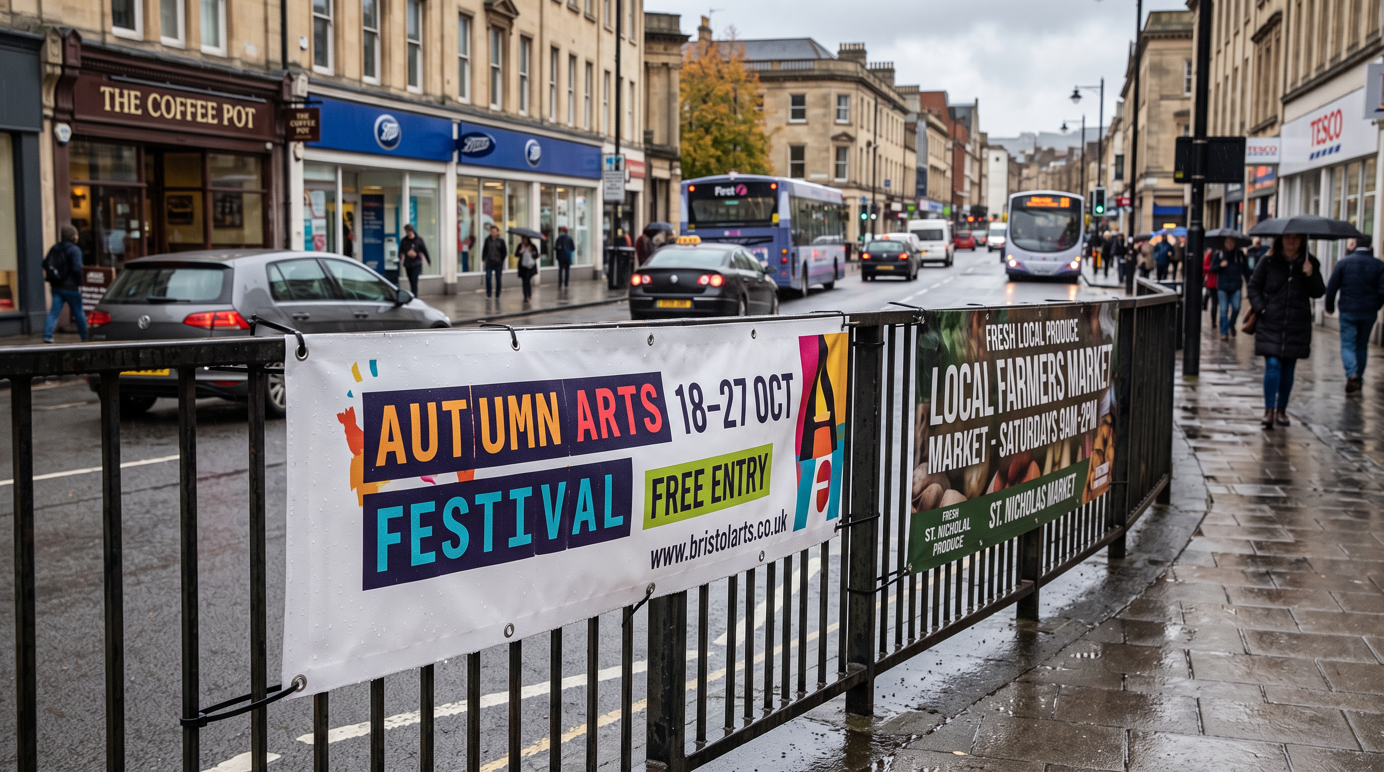 Outdoor Banner Printing UK: Choosing the Right Material for Every Season