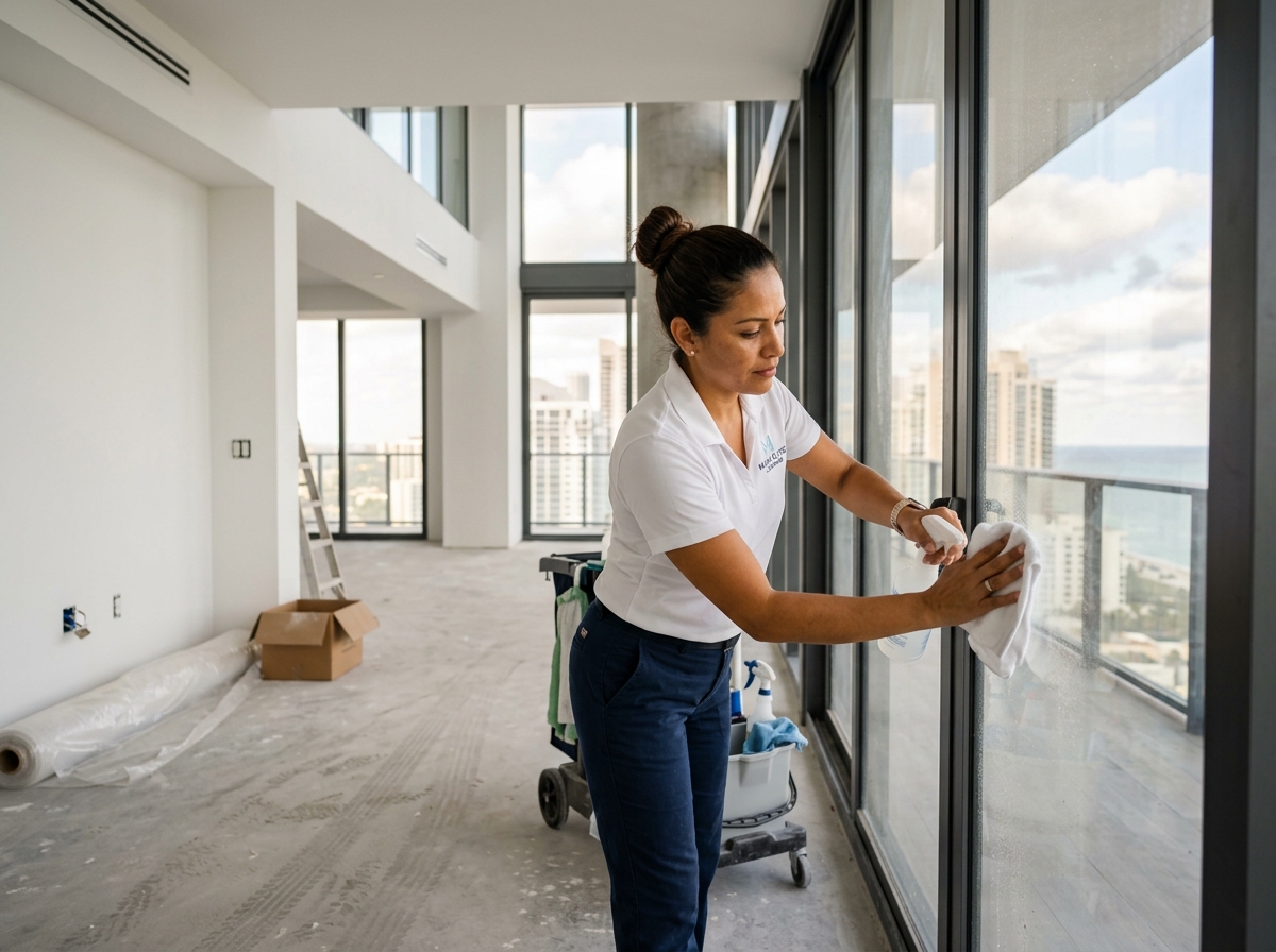 Post-Construction Cleaning - cleaning service in Miami