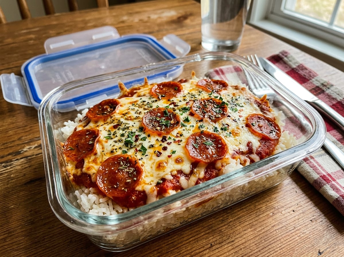 Pizza Rice Lunch Bowl