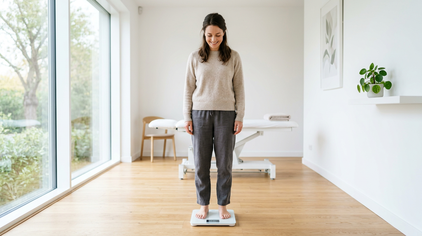 Telehealth weight-loss doctor consultation