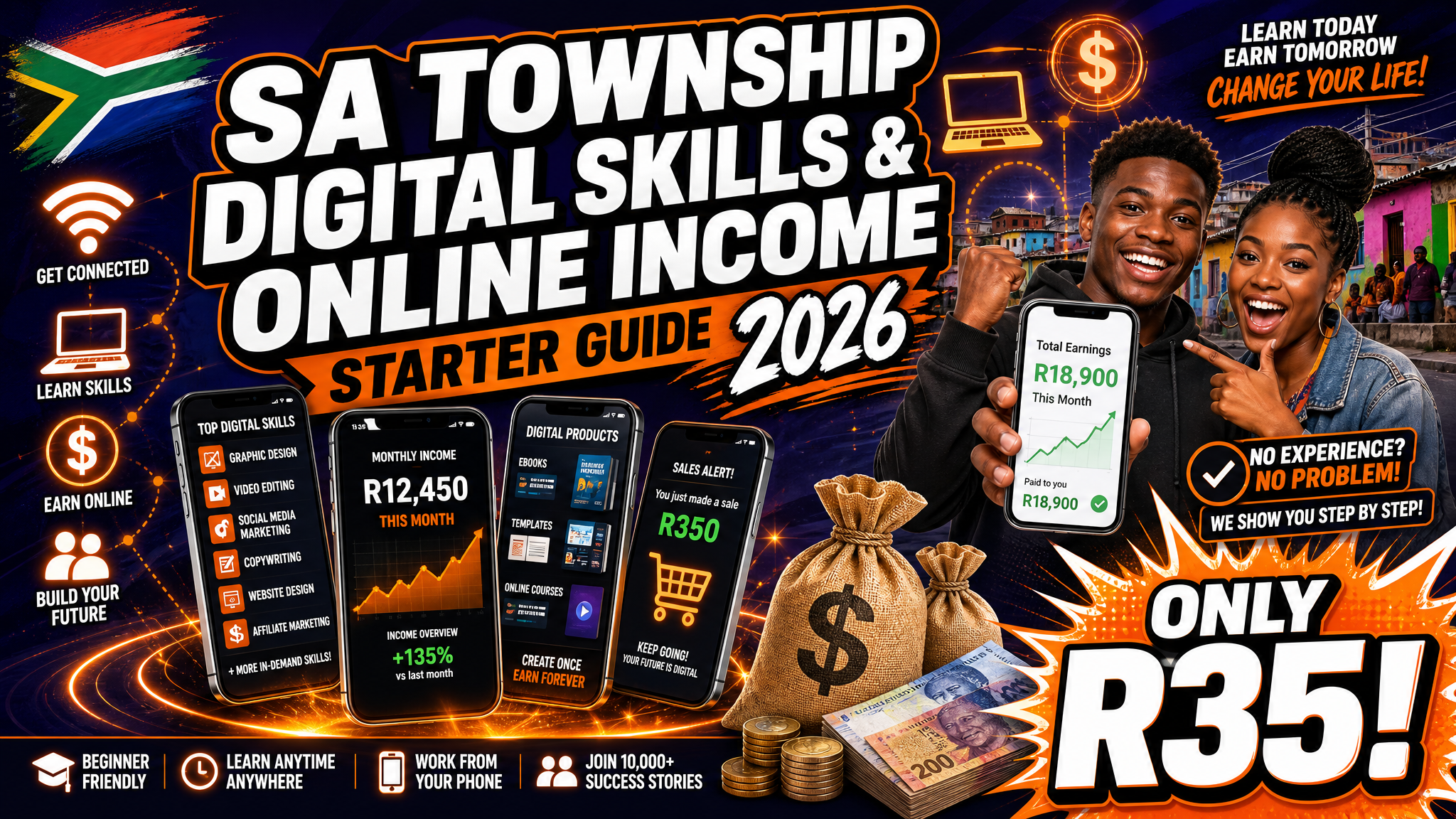 SA Township Digital Skills & Online Income Starter Guide 2026