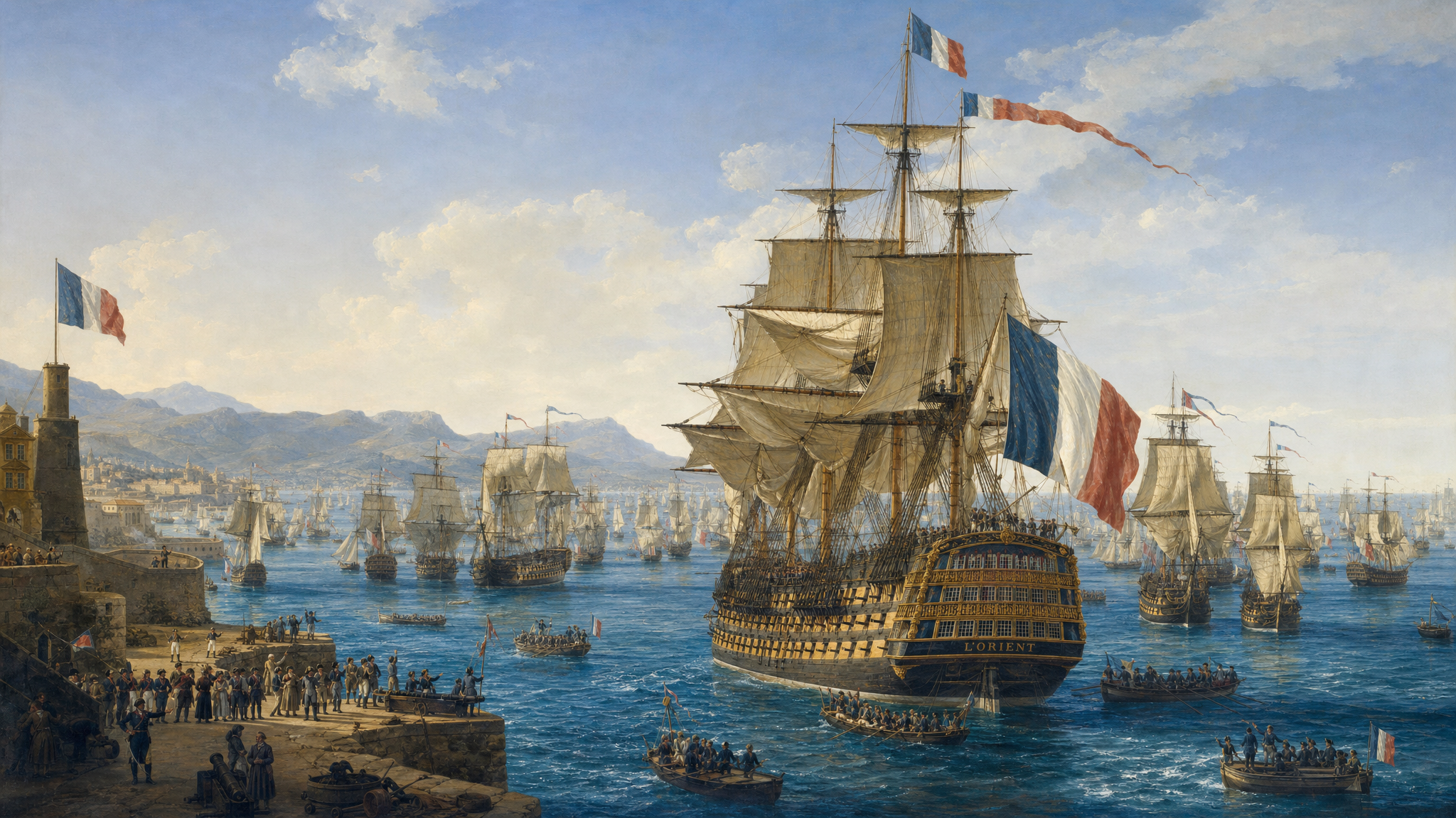 Départ de la flotte française de Toulon, 19 mai 1798