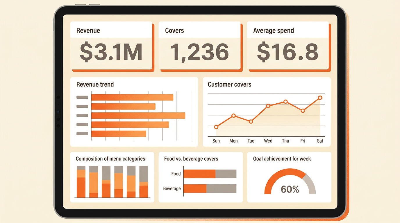 I numeri da guardare ogni settimana: la dashboard del ristorante