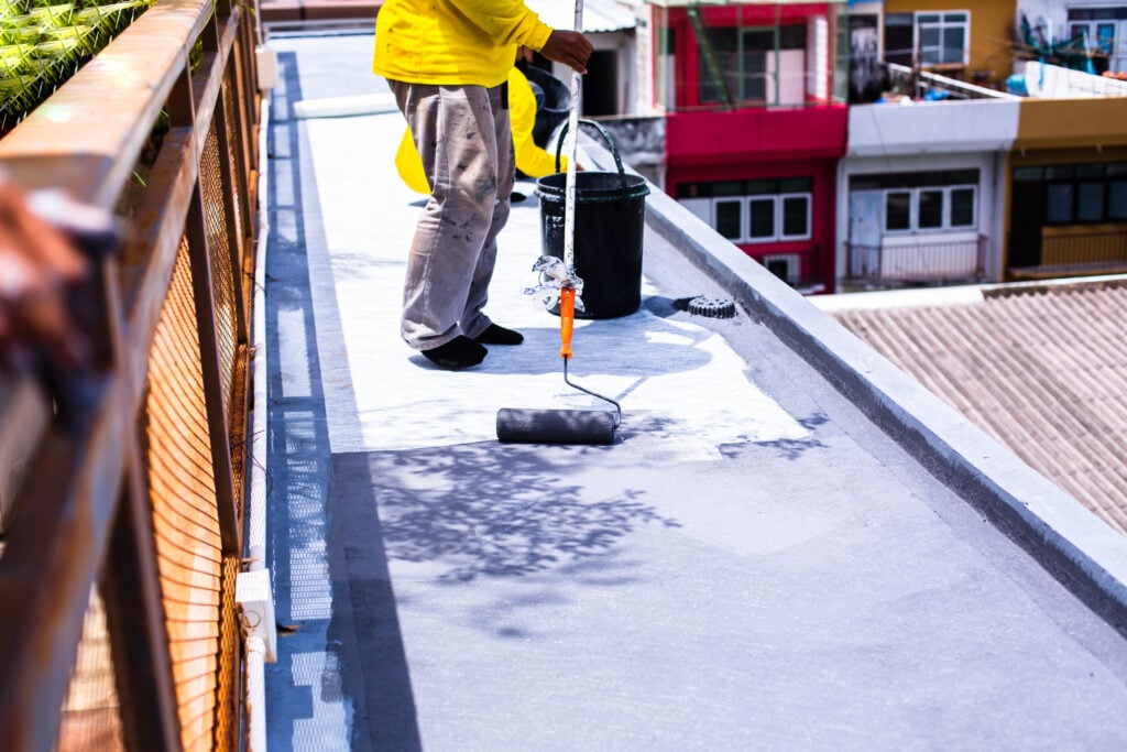 Roof Coating Application