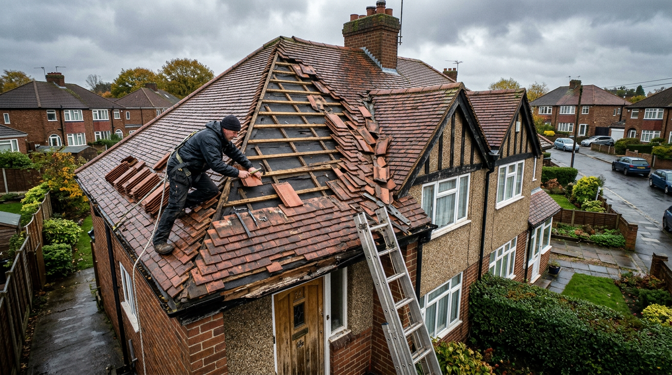 Roof Repairs work example 3