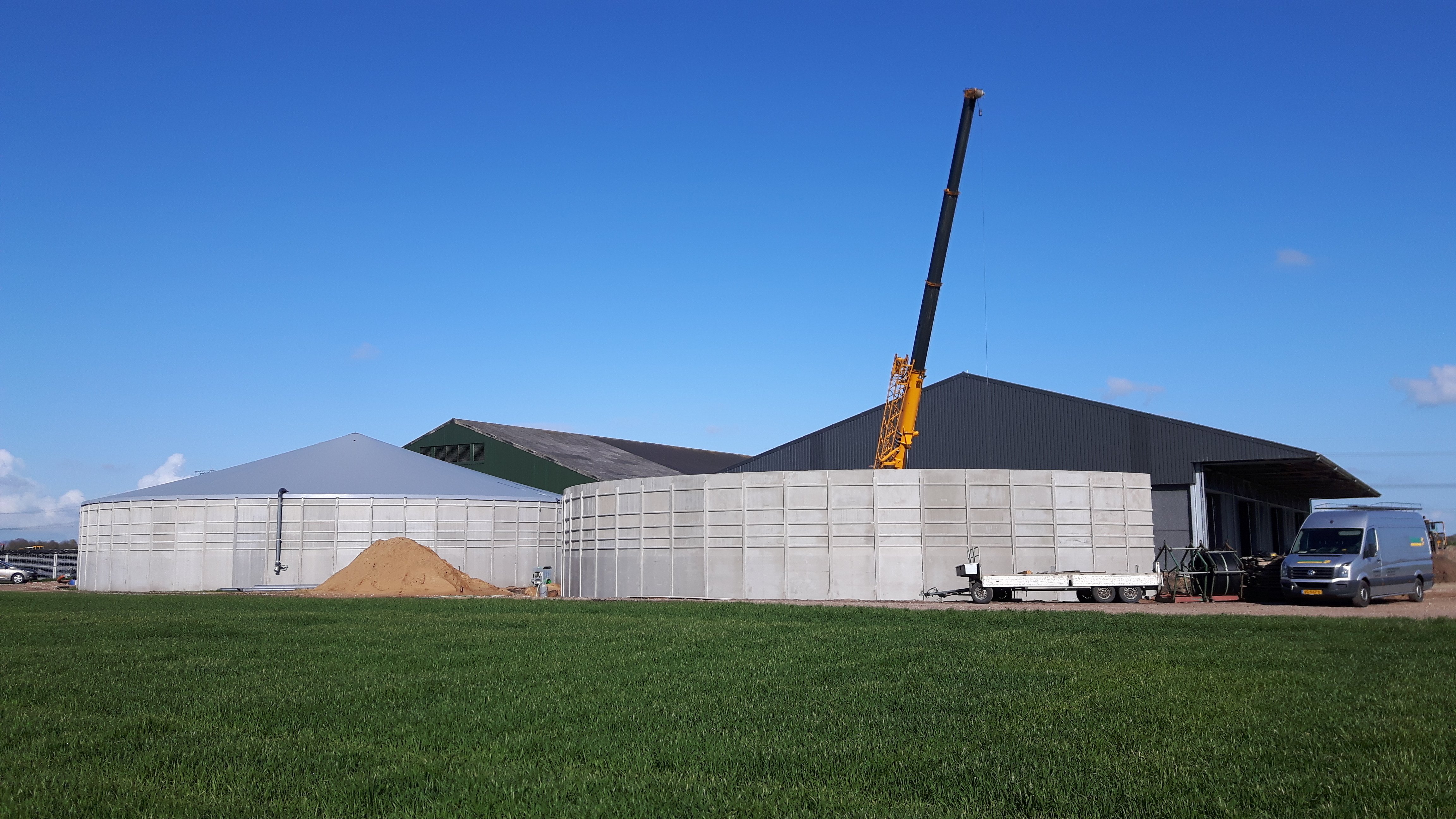 Concreto para obras rurais no RS