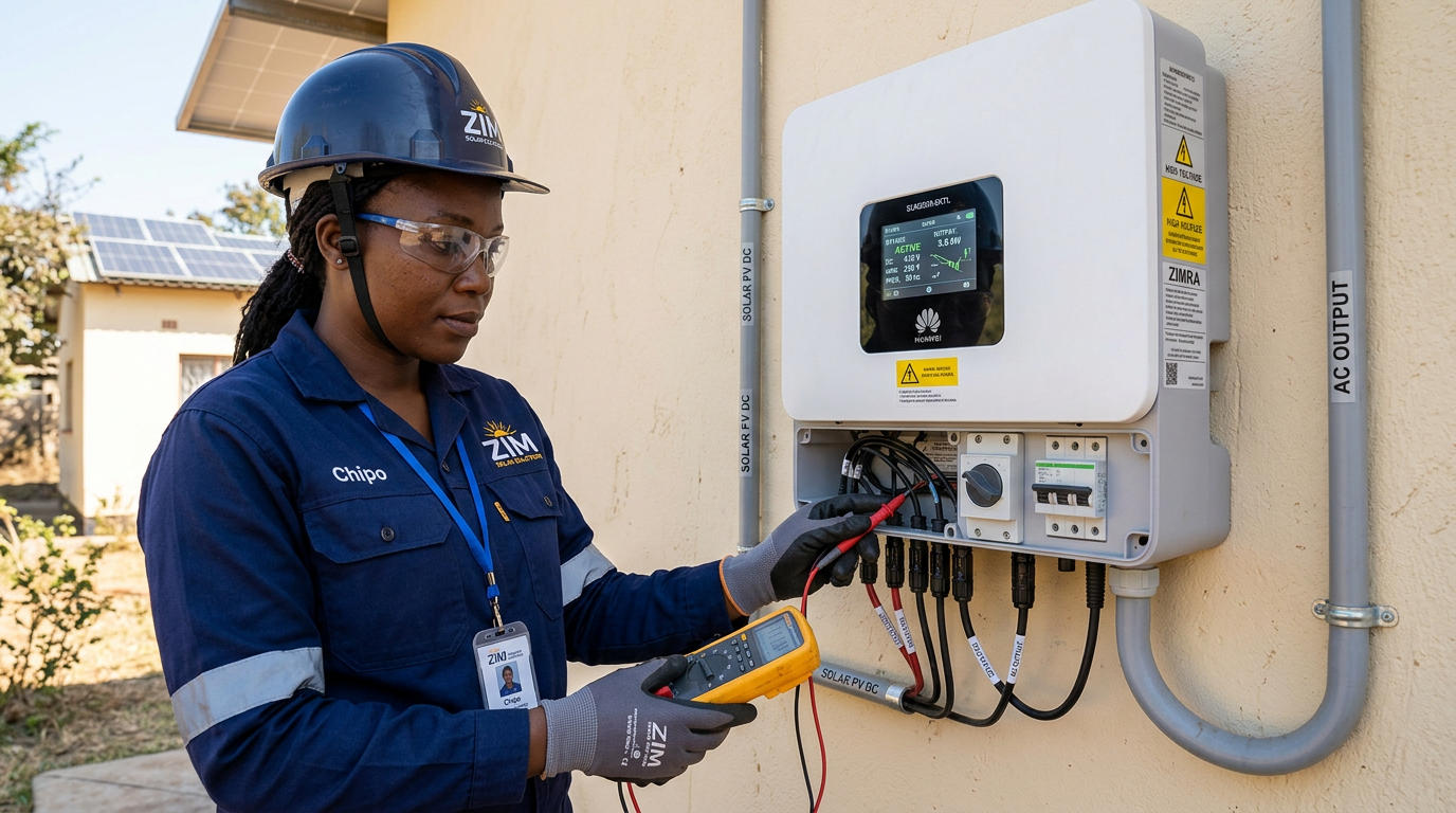 Solar Repairs in Bulawayo by RedLine Energy