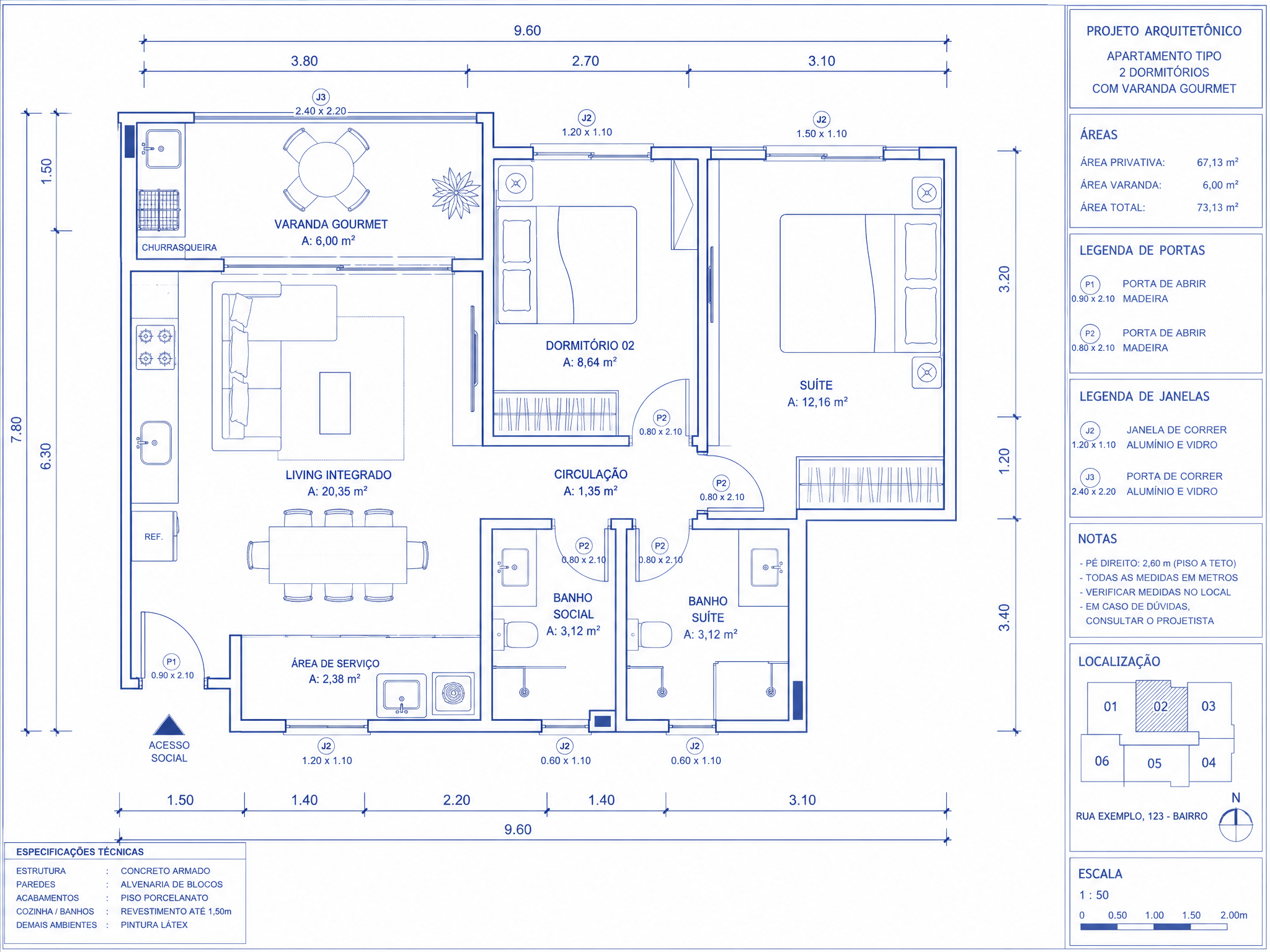 Planta de Apartamento