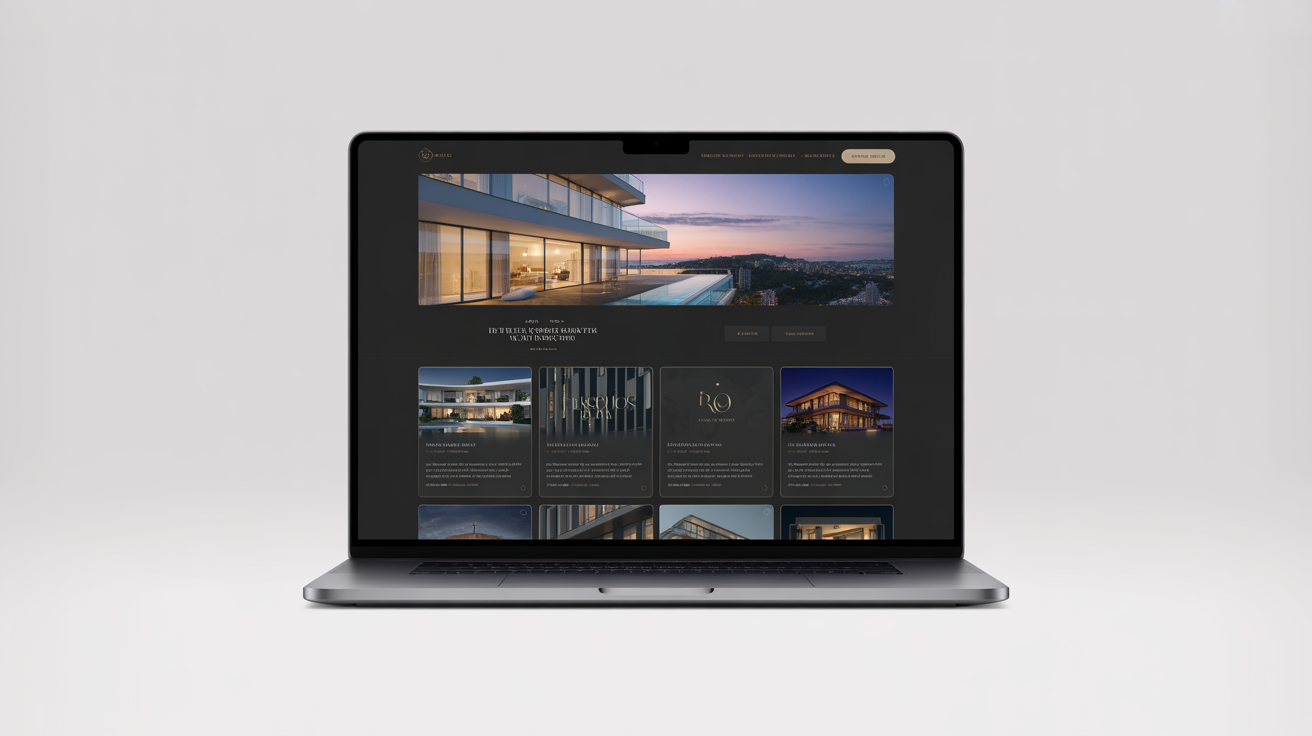 Prestige Estates website design