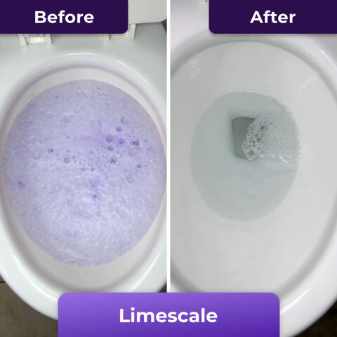 Avant après FizzClean - Dépôts de calcaire