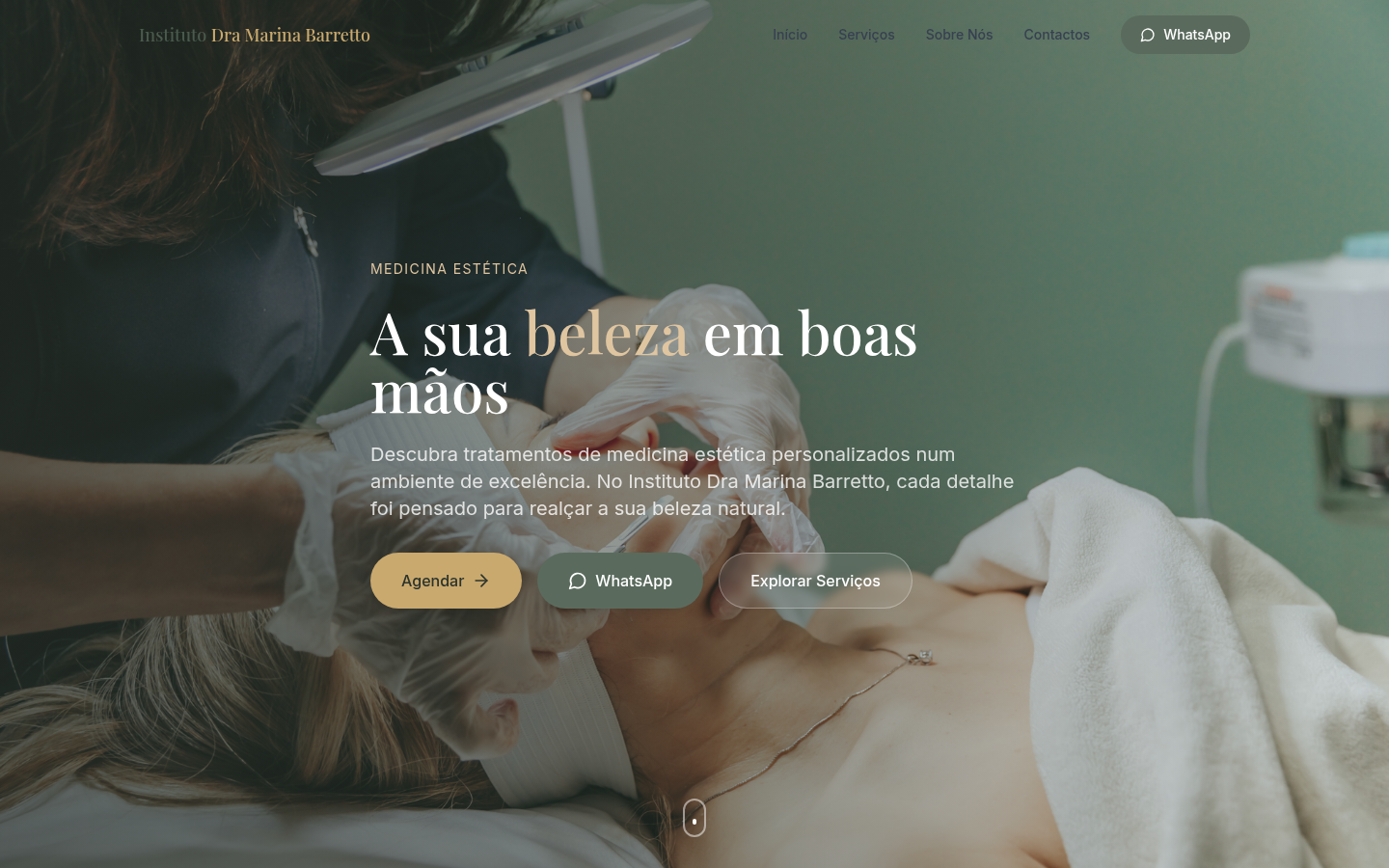 Site Médico Profissional