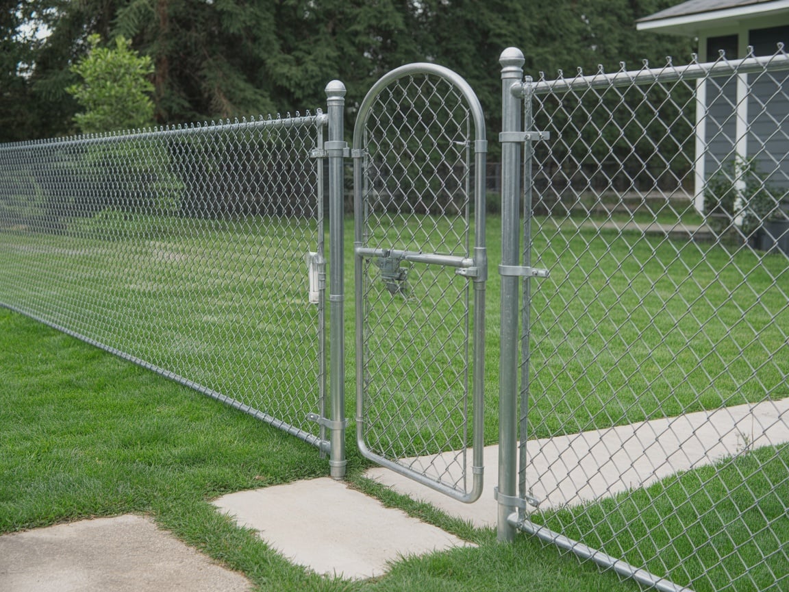 Clôture maille de chaîne