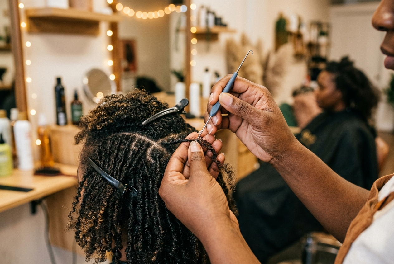 Professional microlock installation technique