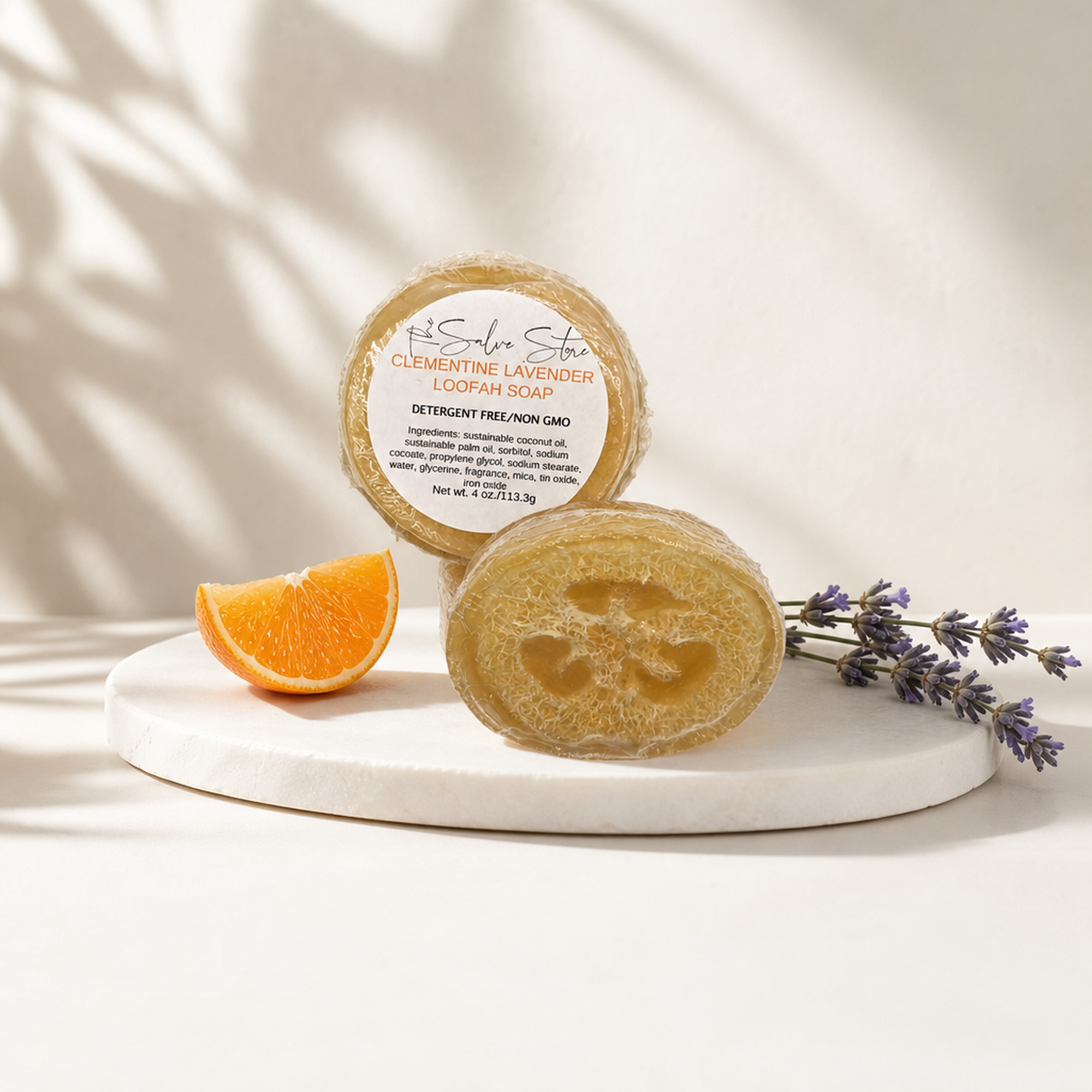 Clementine Lavender Loofah