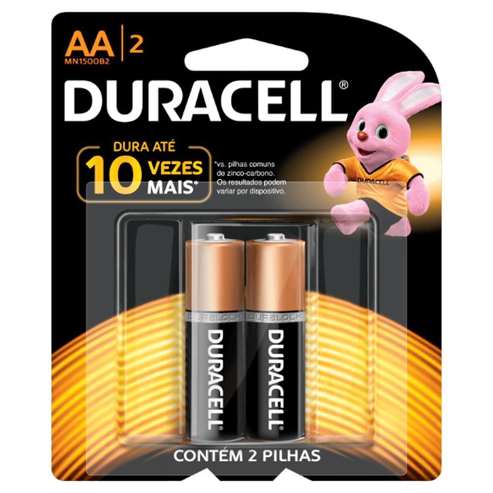 Pilhas Alcalinas Duracell AA