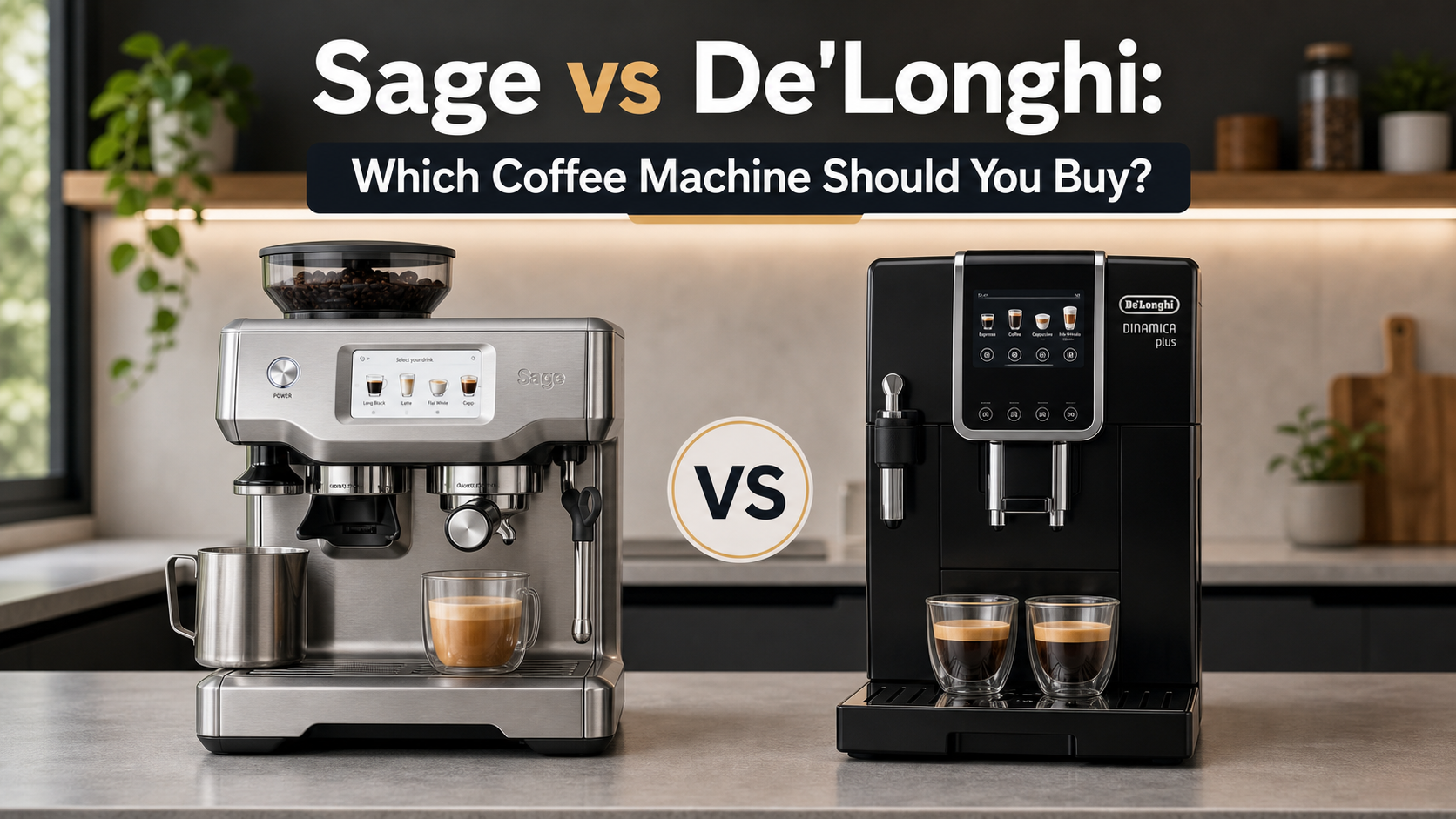 Sage vs De'Longhi: Which Coffee Machine Should You Buy?
