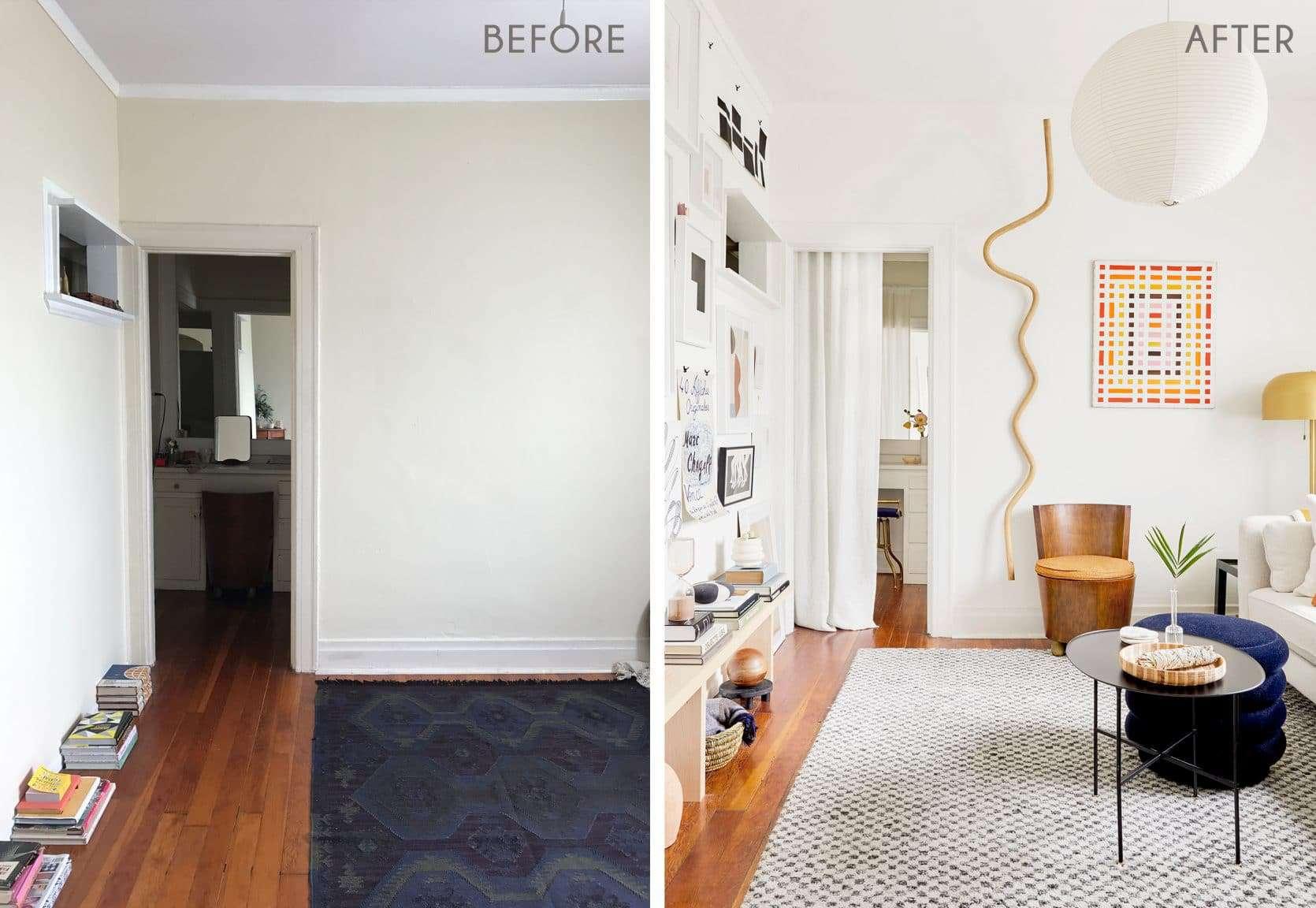 Oturma Odası Renovasyonu - Öncesi Sonrası Tadilat