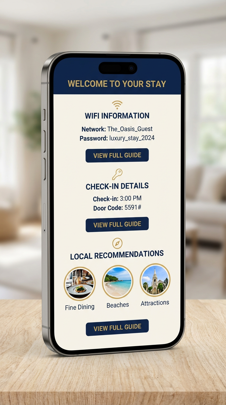 Livret d'accueil digital PrivaStay