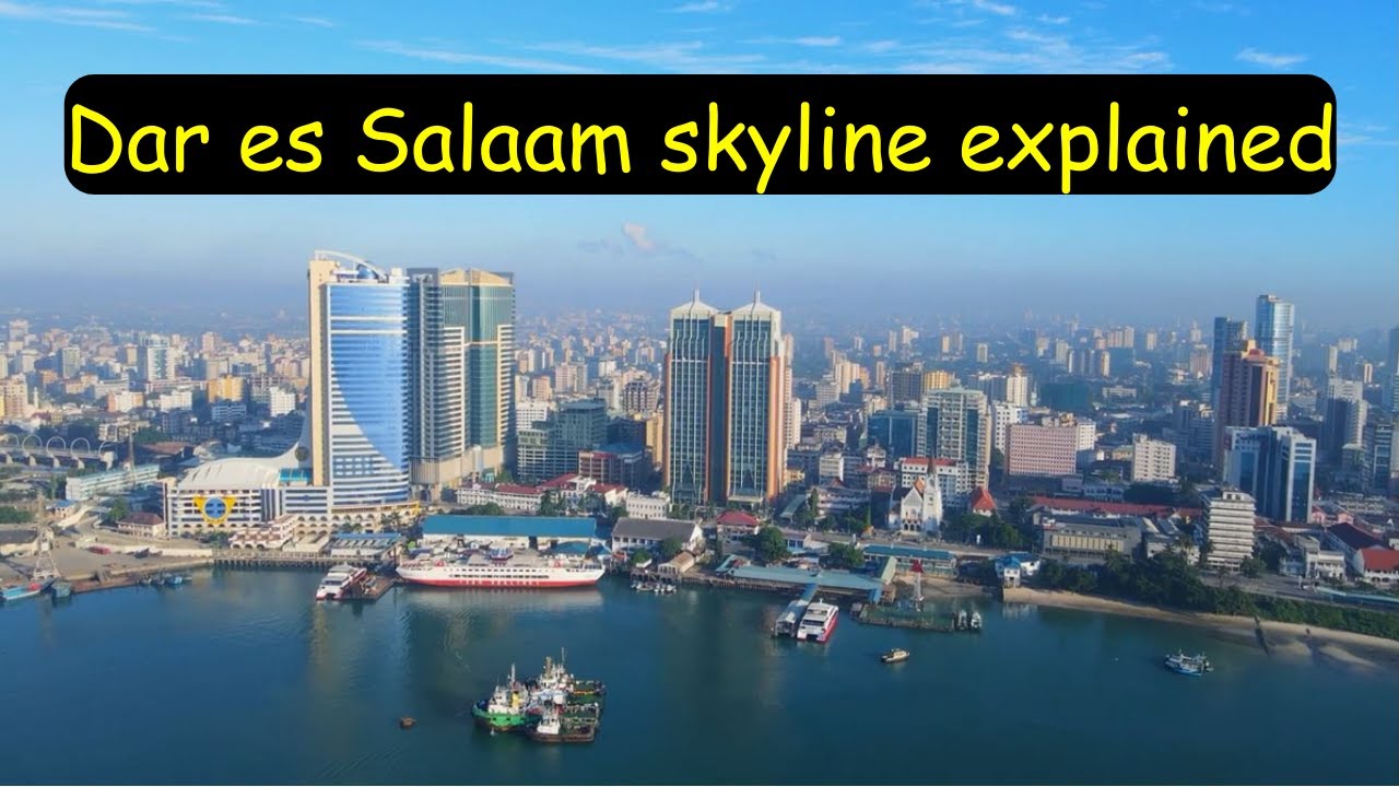 Aerial view of Dar es Salaam, Tanzania - CLAPE service area